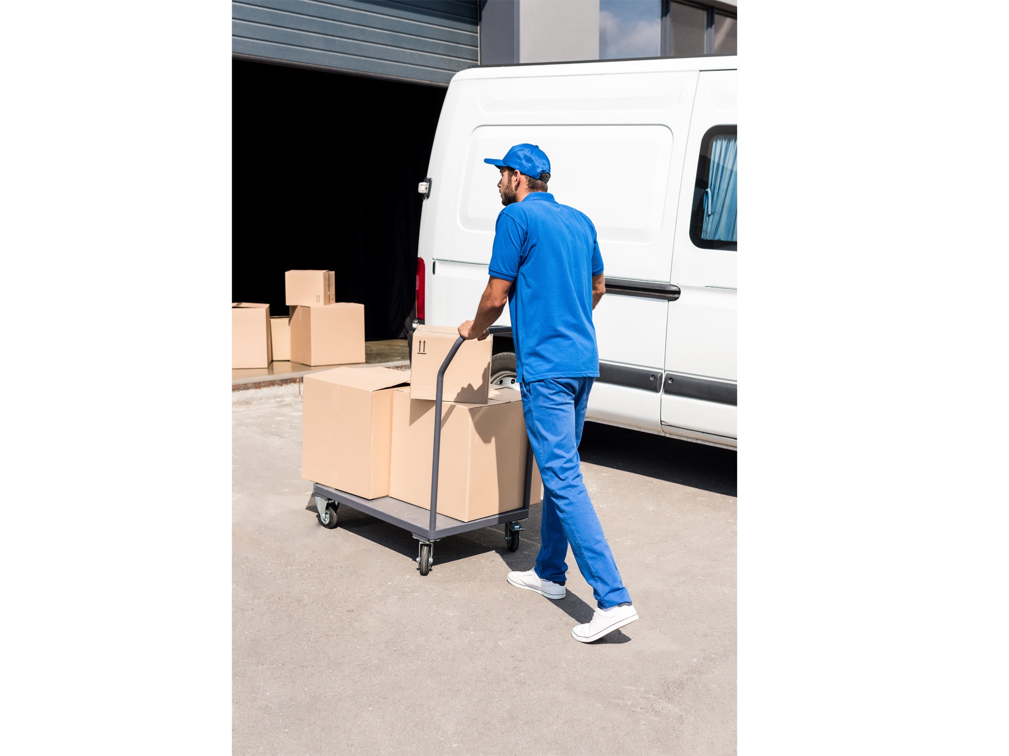 Chariot en fer pliable à quatre roues et plateforme - PACKAGE RACK - Chariot à plateau pour tout Chariot en fer pliable à quatre roues et plateforme - PACKAGE RACK - Chariot à plateau pour tout